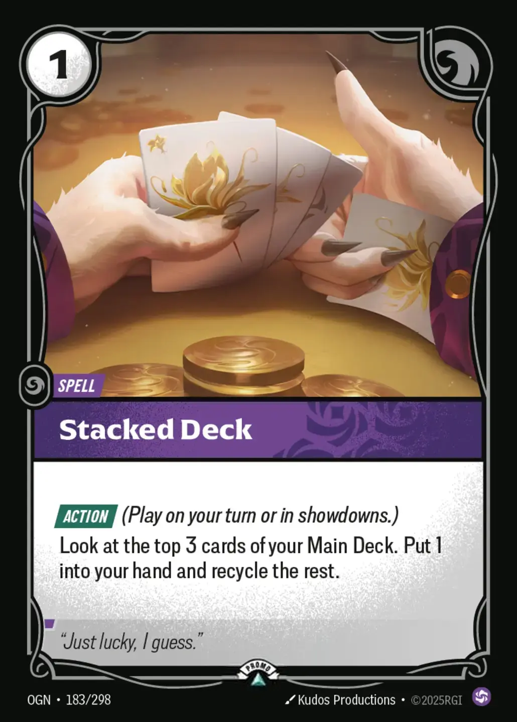 Stacked Deck - OGN-183-p - Promotional Cards - Riftbound card